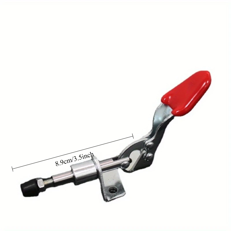 4Pcs Quick Release Clamp Set Iron Tensioner Push-Pull Horizontal Vertical Clamp for Woodworking Welding Machine Operation Tool