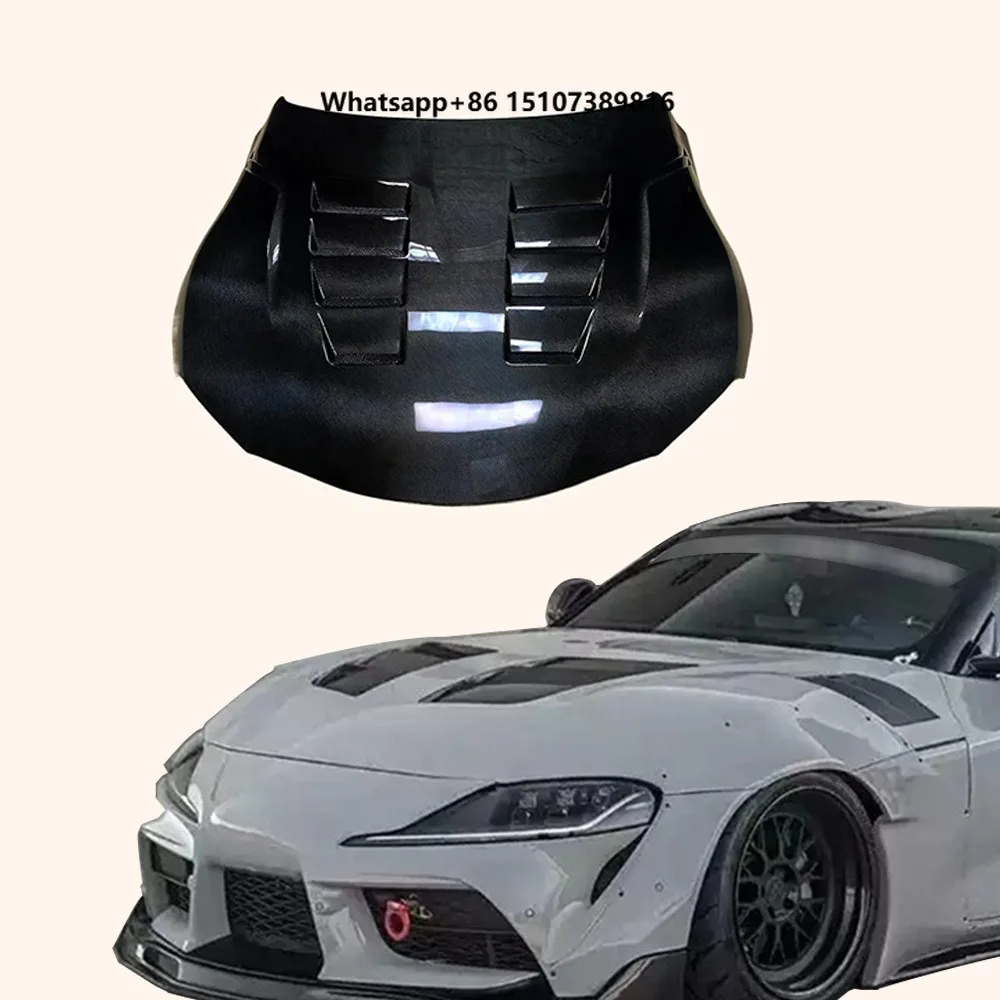 For Supra A90 2019-2022 AME Style Carbon Fiber Hood Bonnet Body Kits