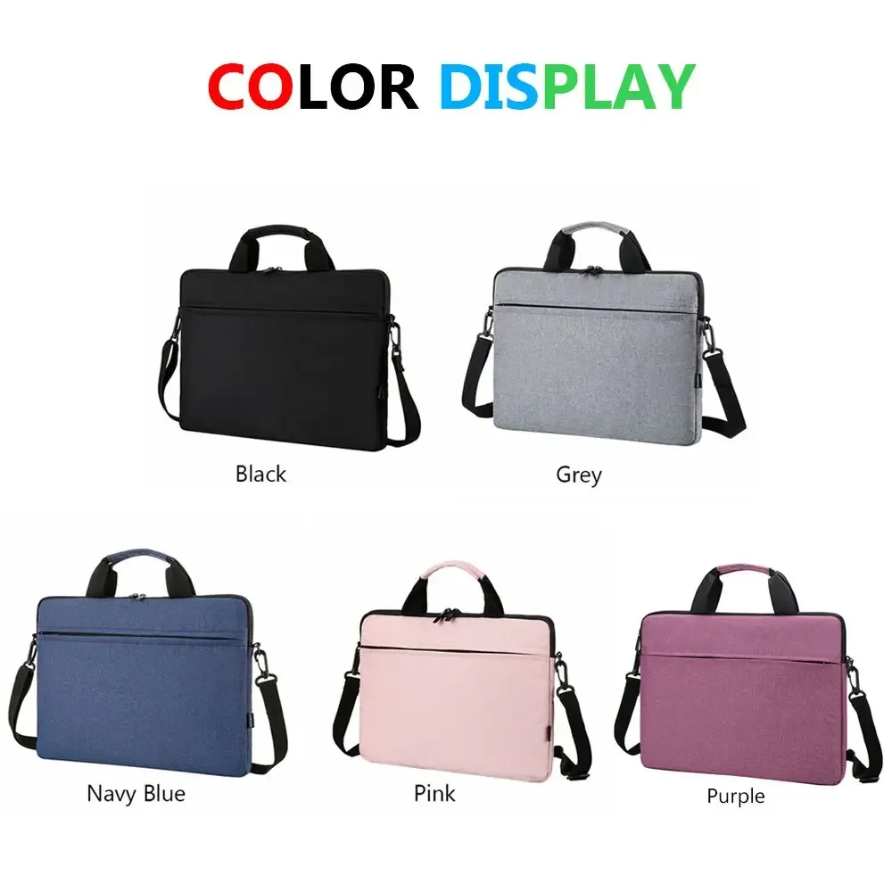 13.3/14/15.6 Inch Laptop Handbag Shockproof Laptop Sleeve Case Notebook Cover Protective Pouch Large Capacity Laptop Handbag