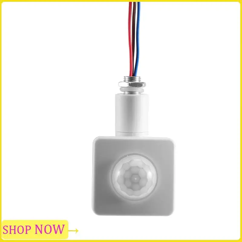 Especial 220V Mini Human Body Infrared Sensor Infrared Body Sensor Switch LED Flood Light PIR Motion Sensor Adjustable