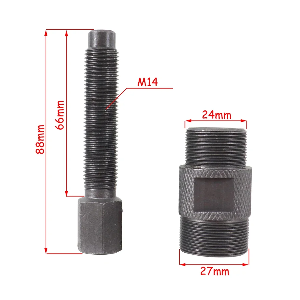 Motorcycle Accessories Wheel Bearing Puller Tool Wheel Bearing Remover Installer Tool 27/24mm For GY6 CG125 50-150cc Repair Tool