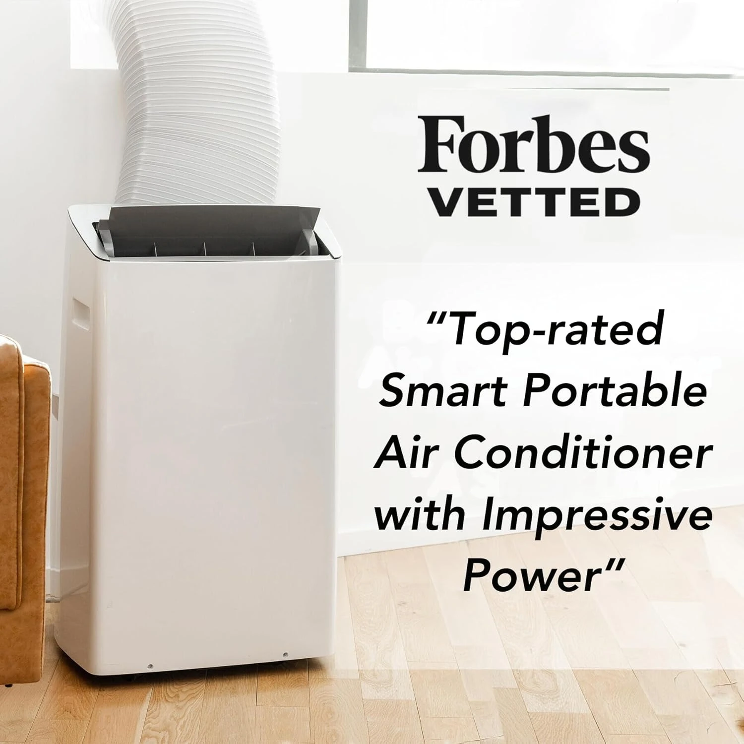 

Inverter Portable Air Conditioner 14,000 BTU with Dual Hose, Dehumidifier, Cooling Fan & Smart Wi-Fi for 600 Sq Ft Rooms,On Sale