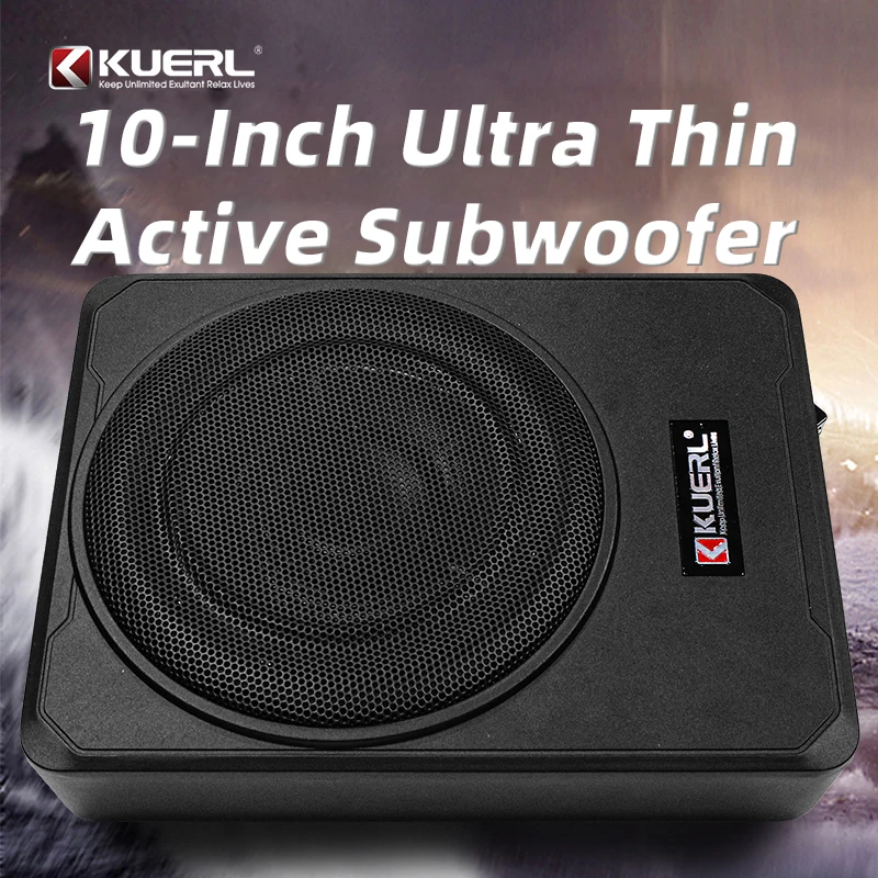 Subwoofer de Alta Potencia de 10 Pulgadas y 600W, Amplificador de Audio para Auto, Subwoofer de 12V para Sistema de Audio para Vehículos