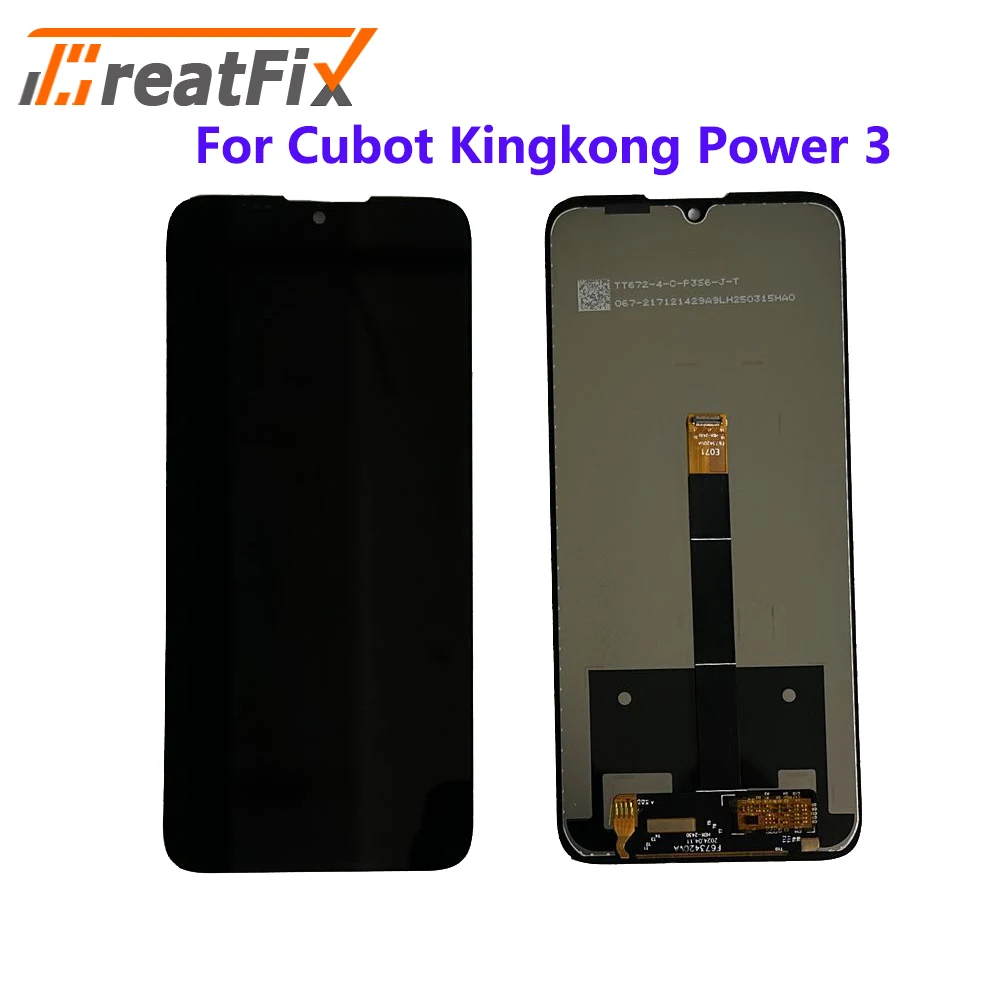 For Cubot KingKong Power 3 LCD Display with Touch Screen Digitizer Assembly For Cubot King Kong Power3 Display Repair