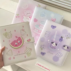 A5 Candy Binder Collect Book Refill Organizer DIY Journal Dairy Transparent Photo Album Organizer Stationery Supplies