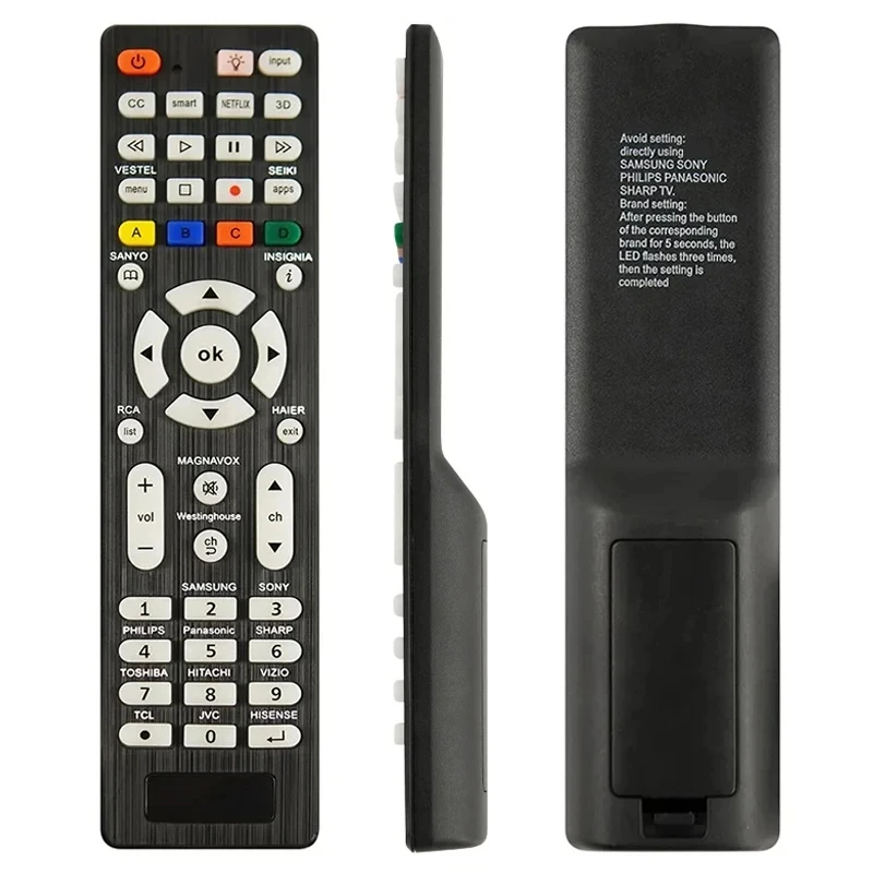 RCG008 Replacement Universal Remote Control for LG For Sony for Samsung for Panasonic ForToshiba For Philips with Light