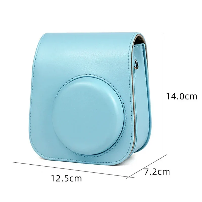 Funda portátil para cámara instantánea, bolso de cuero PU con correa para el hombro, Compatible con Fujifilm Fuji Instax Mini 11, venta al por mayor