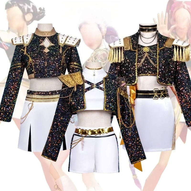 

Косплей Костюм Девушки Группа Мира Руми Зои Kpop Певцы Аниме Представление Cos Наряды Сценические Шоу Хэллоуин Вечеринка