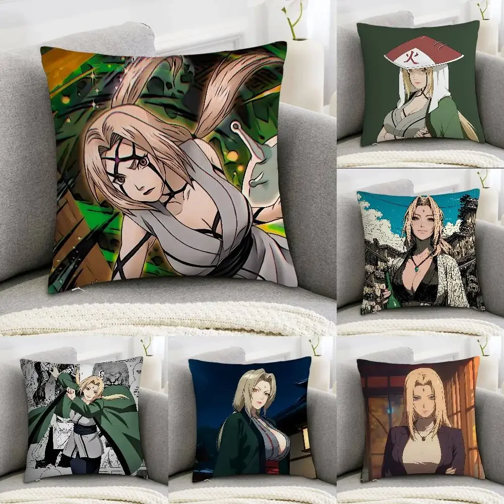 

Cartoon T-TsunadeS Pillow Case Sofa Decorative Home Double-sided Print Plush Square Throw Pillow Covers Cushion Decor Cover