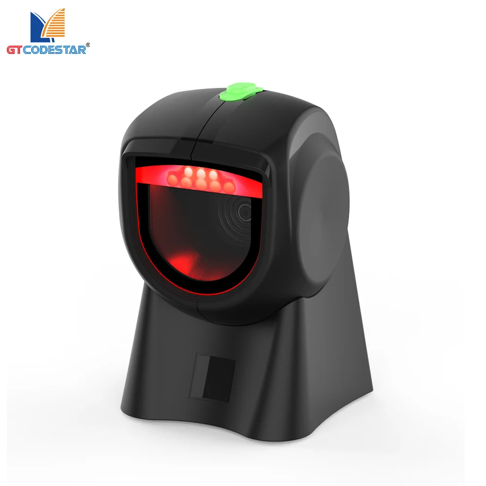GTCODESTAR GT-7120E Desktop QR Code Scanner USB 2D Omni-Directional Barcode Reader for Supermarkets Warehouse Barcode Scanner