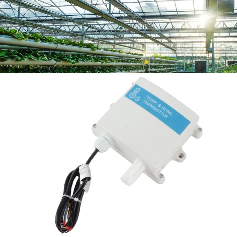 Wall-Mounted Temperature And Humidity Transmitter Sensor Temperature Humidity Environment Test For Greenhouse