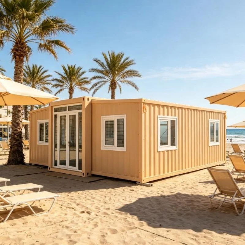 40Ft 20Ft Shipping Prefab Container Expandable House for Sale Light Steel Folding Prefabricated Home Villa 1-4 Bedroom