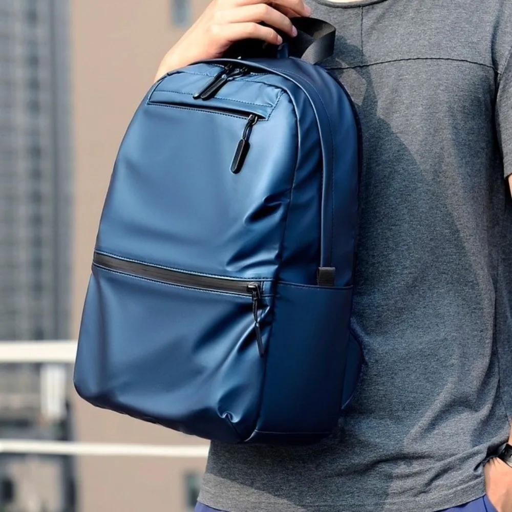 Mode Große Kapazität Männer Rucksack Multi-tasche Schwarz Reise Rucksack Wasserdichte Freizeit Student Schule Tasche Streetwear