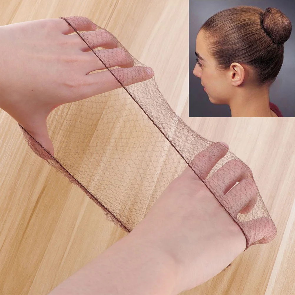 50 Pcs Elegant Hair Nets Bread Environmental Elastic Mesh Hairnet Nurse High-stretch