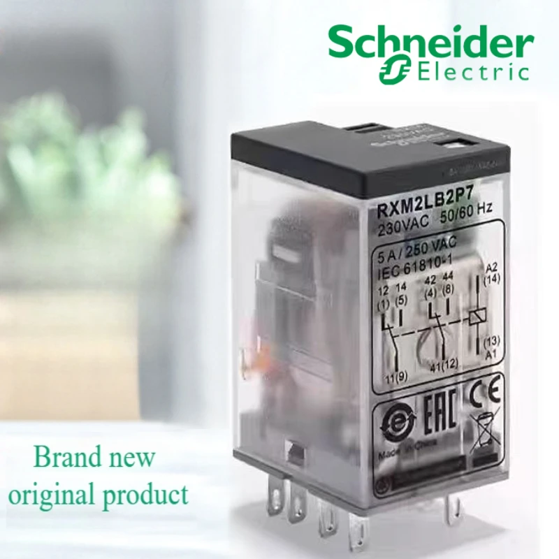 Schneider Electric RXM2LB2BD RXM4LB2P7/F7/B7/JD Intermediary Relay 24V 230V12V