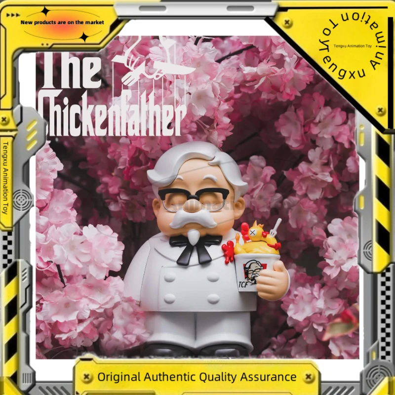 

【Spot Goods】Original SENZII · Fried Chicken Godfather Standing Pose White Limited Edition Figure Gift Collectible