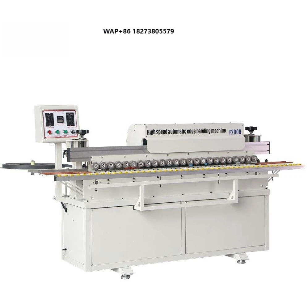 Reliable Gluing Edge Banding Machine WJ-GSF200A High Speed Fully Automatic Edge Banding Machine