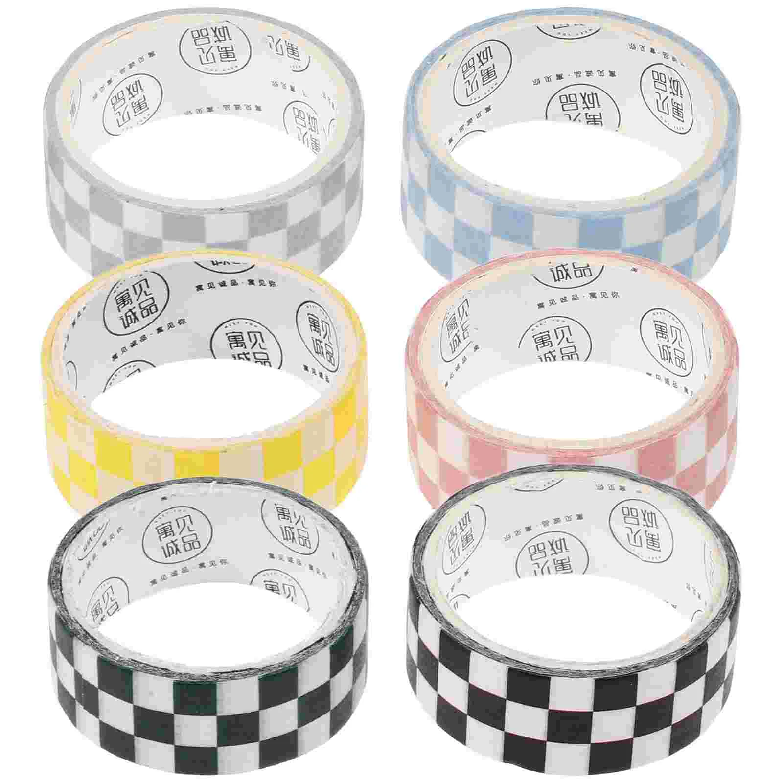 

Of Grid Washi Tape Decorative Grid Washi Tape Scrapbooking Tape DIY Tape Colored Checkered Decorative Paper Tape