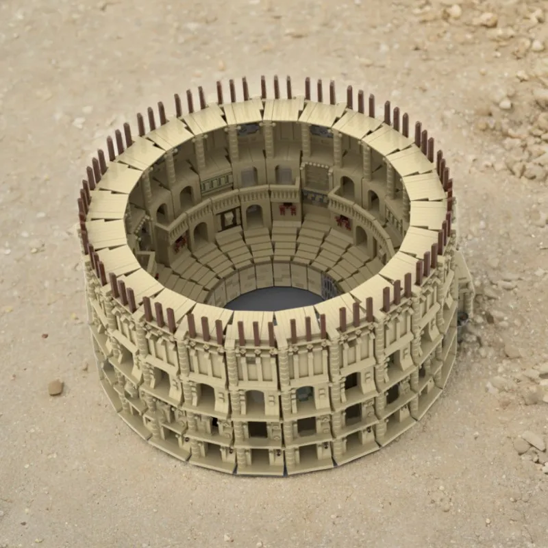 18019pcs MOC Custom Castle Colosseum PDF NO PARTS Model Building Blocks Christmas Gift Toy Birthday Brick Display Craft Idea