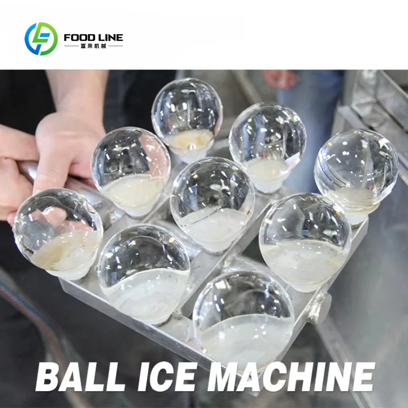 Customized Transparent/Clear Ice Making Machine to Make square Ice/ball Ice for Bars