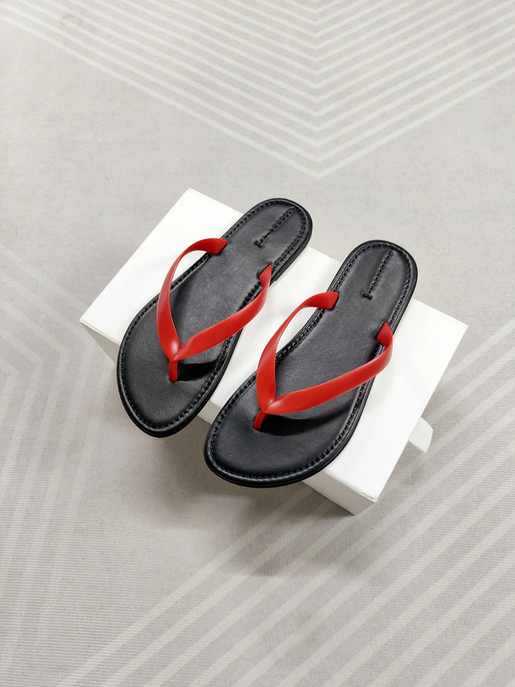 

Женские сандалии без шнуровки на плоской подошве, красные, непринужденная, уличная одежда, летняя одежда на плоской подошве, повседневная резиновая подошва, повседневная удобная oes