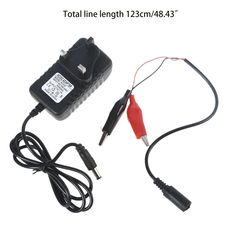 5.5mmx2.5mm AC 100-240V to for DC 1.5V 1A Clip Converter Power Supply Adapter for Clock Thermometer and more 1.5V devic