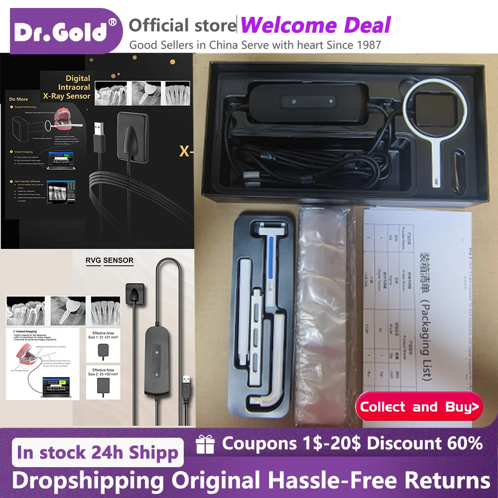

Dental for Clinics Intra-Oral Examination X-ray Sensor Equitment Portable High-Frequency Digital Ray Sensor pediatric dentistry