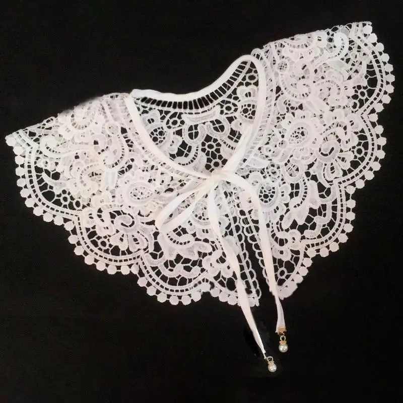 39BD False Collar Lace Collar Embroidery Collar Dickey Collar Detachable Collar