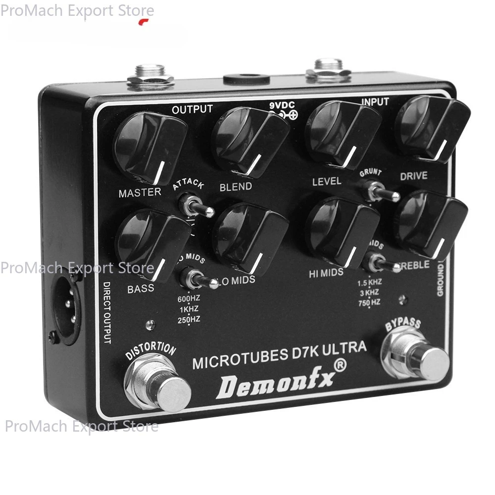Pedal de efecto de bajo de alta calidad Microtubes B7K Ultra V2, preamplificador de bajo y pedal de compresor Super Symmerty DemonFX