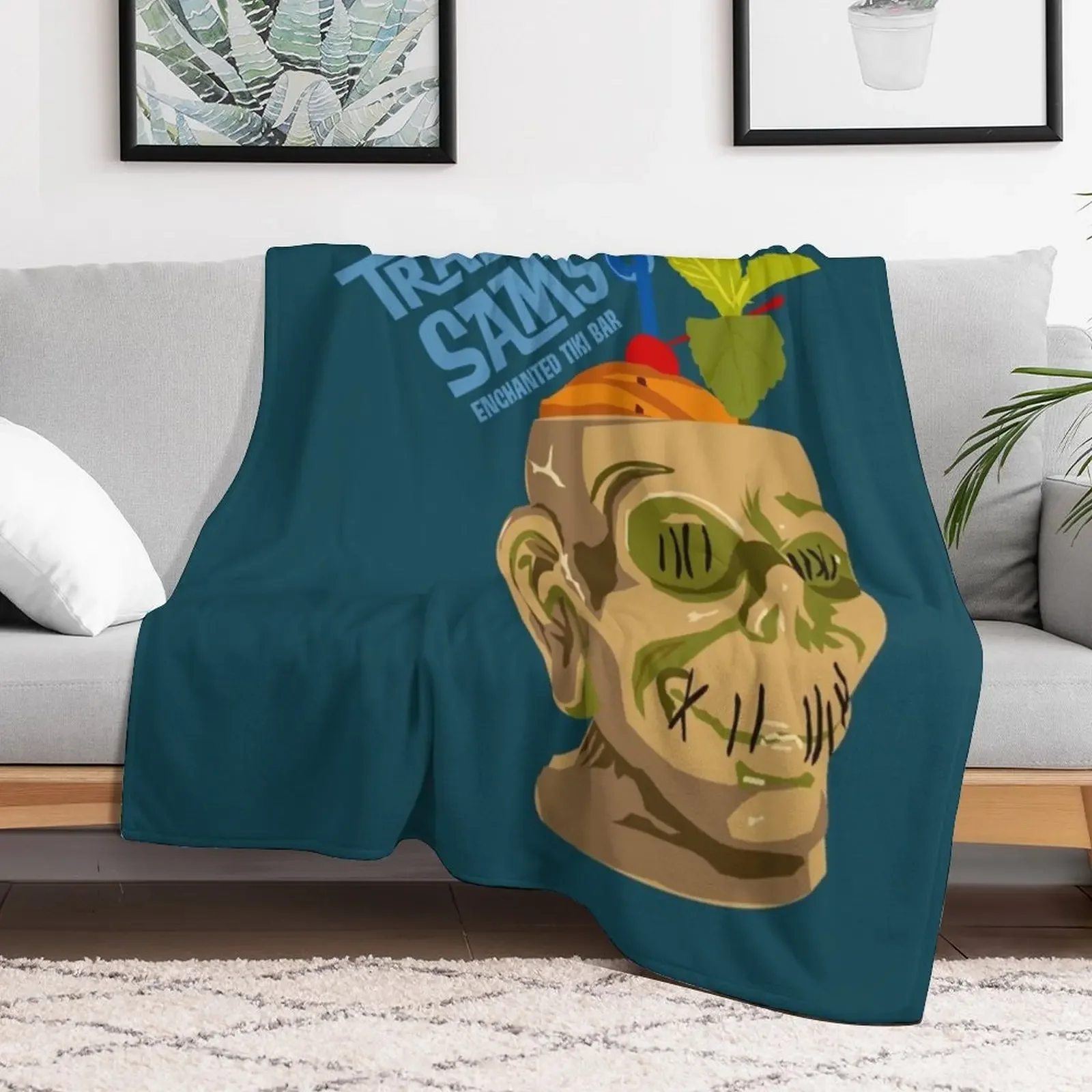 Trader Sam's enchanted tiki bar Throw Blanket Versatile Cozy Throw Blanket for All Occasions