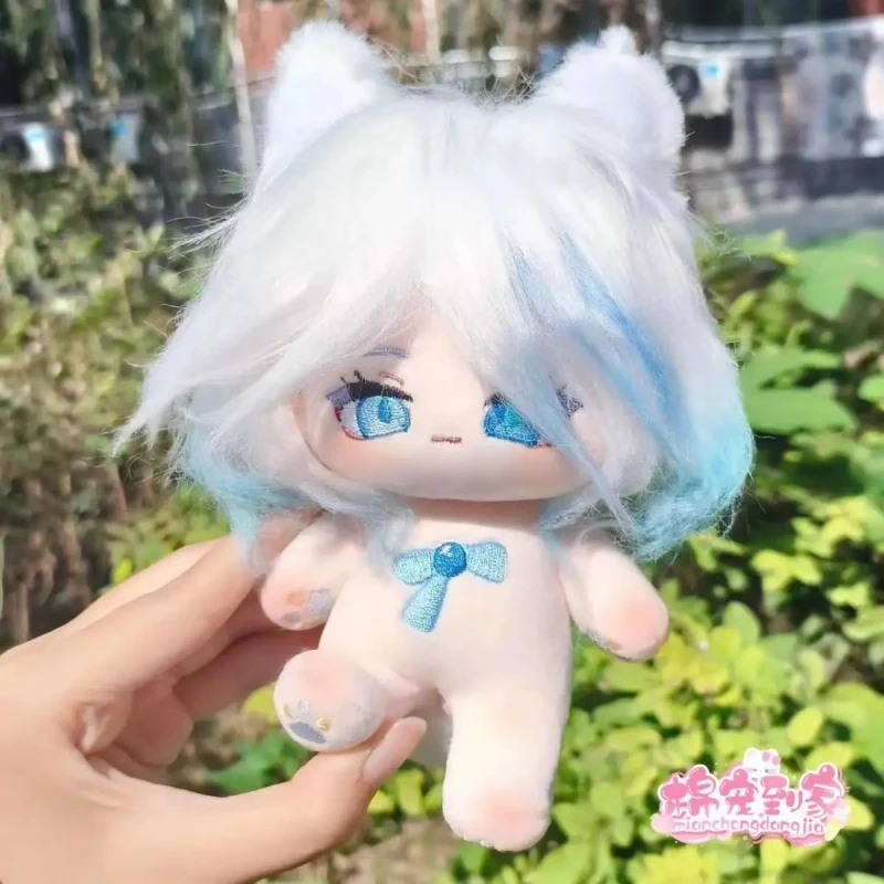 

Anime Game Genshin Impact Furina 20cm Plush Dolls Toy Nude Doll Plushie Toy Cosplay 6123 Kids Gift