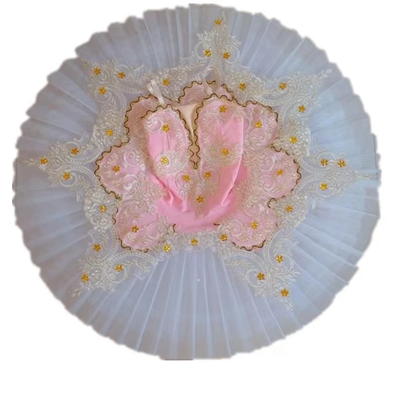 Professionele Ballet Tutu Meisjes Roze Platter Pannenkoek Tutu Ballerina Party Jurk Volwassen Vrouwen Kind Kids Ballet Dans Kostuum