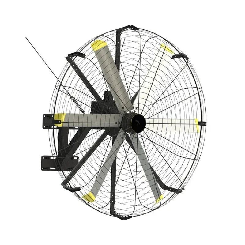 Industrial large wall-mounted fan, workshop large wall-mounted fan, diameter 1.5-2 meters wall-mounted
