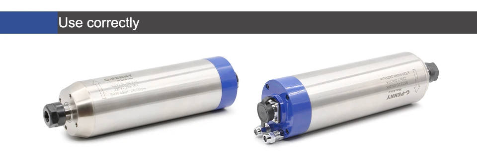 G-Penny 2,2 kW ER20 Wassergekühlter Spindelmotor 220 V 380 V 4 Stück Keramiklager CNC-Spindel zum Fräsen von Stein, Aluminium und Holz – Detail 10