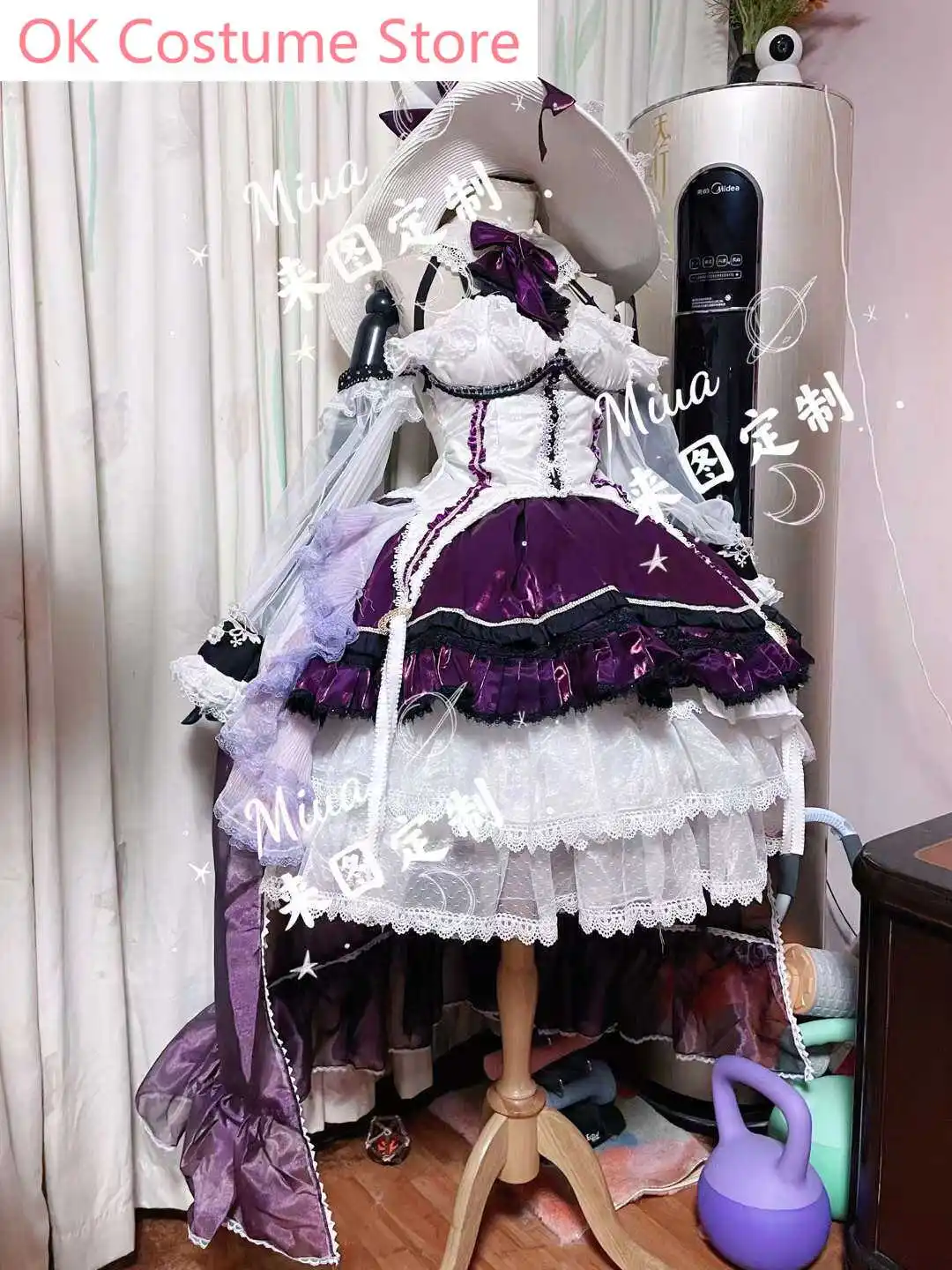 Azur Lane Cheshire Gown Dress Cosplay Costume Cos Game Anime Party Uniform Hallowen Play Role Clothes Clothing