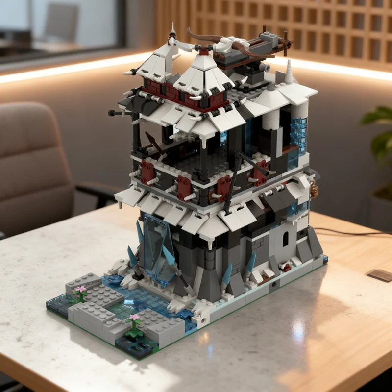 

877pcs MOC Forsaken Fortress Modification Of Set Ninjia Model Building Blocks Creative DIY Gift Display Decor Assemble Premium