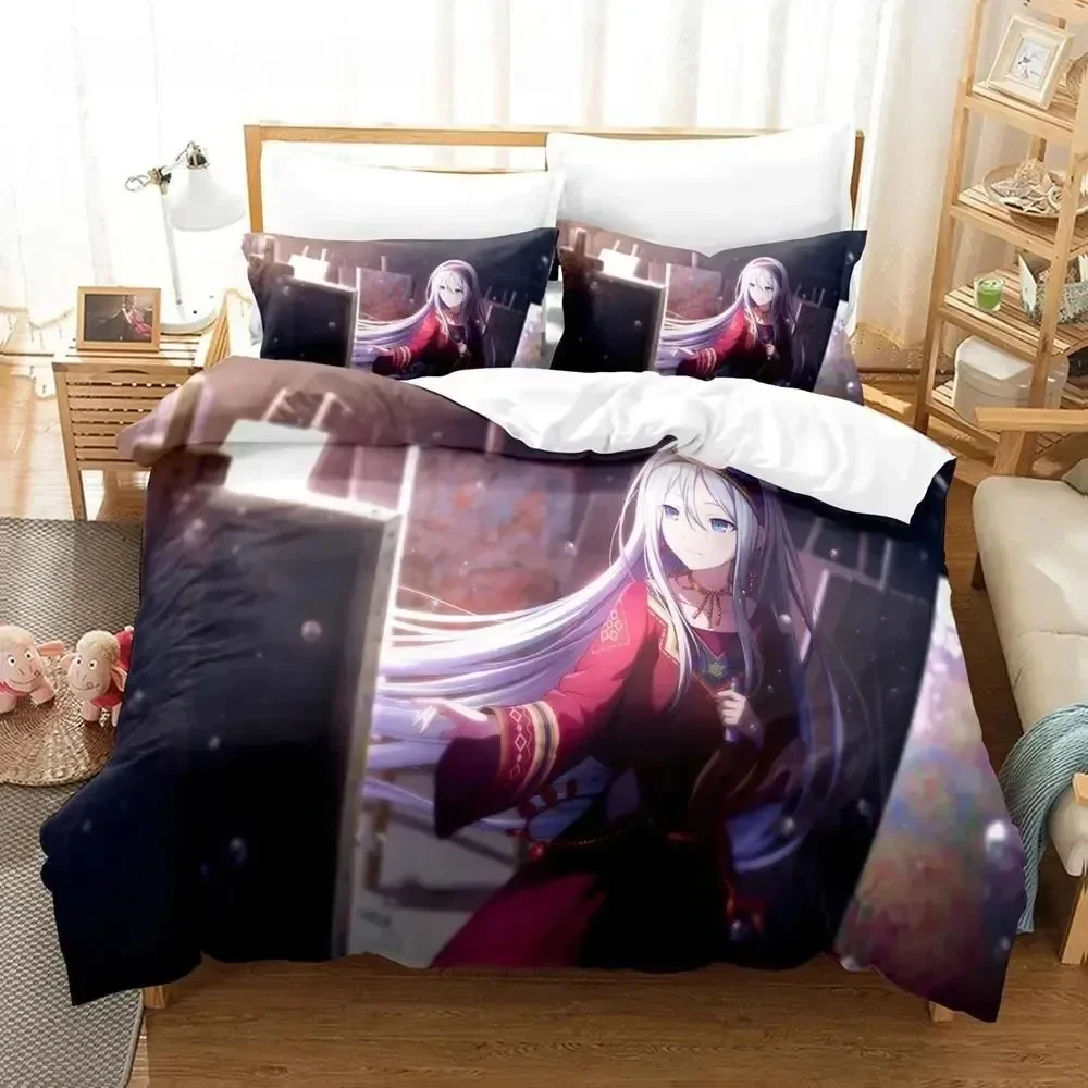Yoisaki Kanade Kawaii Girl Colcha De Verano Cama Bedding Set Bedroom Soft Modern Bedspreads Comefortable Duvet Cover Pillowcase