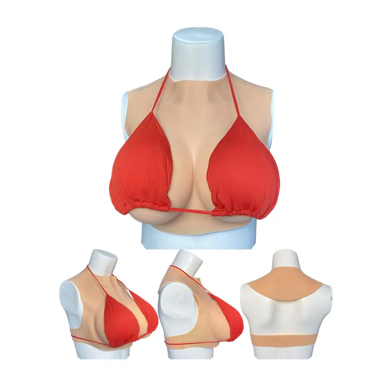 

Реалистичные силиконовые накладки для увеличения груди для трансгендеров, кроссдрессеров, косплея - мягкие, пышные искусственные груди с имитацией сосков.