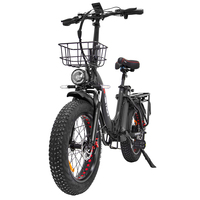 DRVETION CT20 750W Motor 48V 10Ah Battery Electric Bicycle 20*4.0 Inch Fat Tire Urban Commuting Electric Bike Adult Travel Ebike