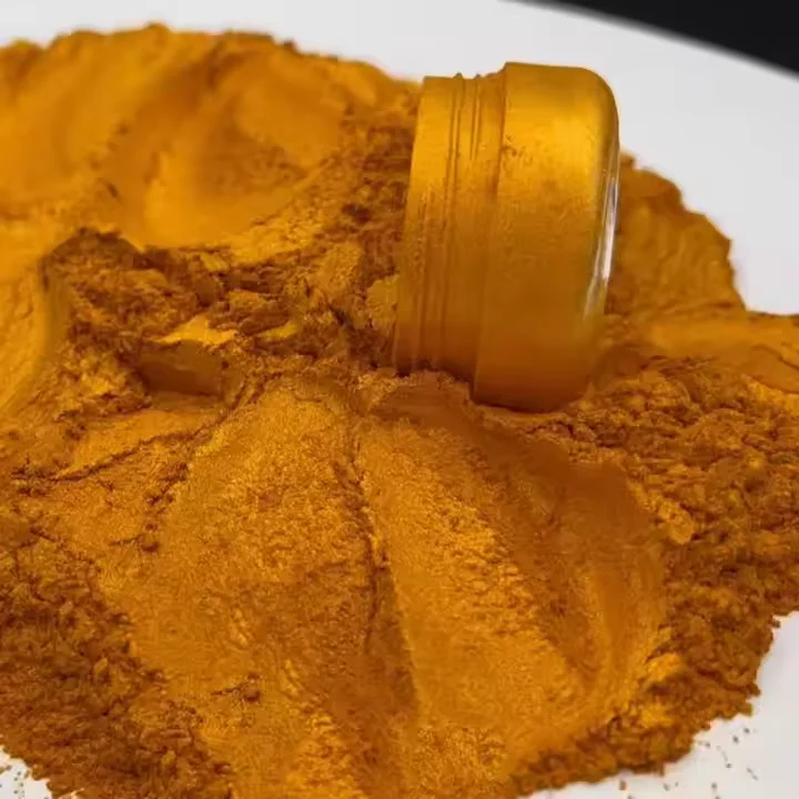 

Metallic Candy Orange Pearl Car Paint Pigment Powder C6601