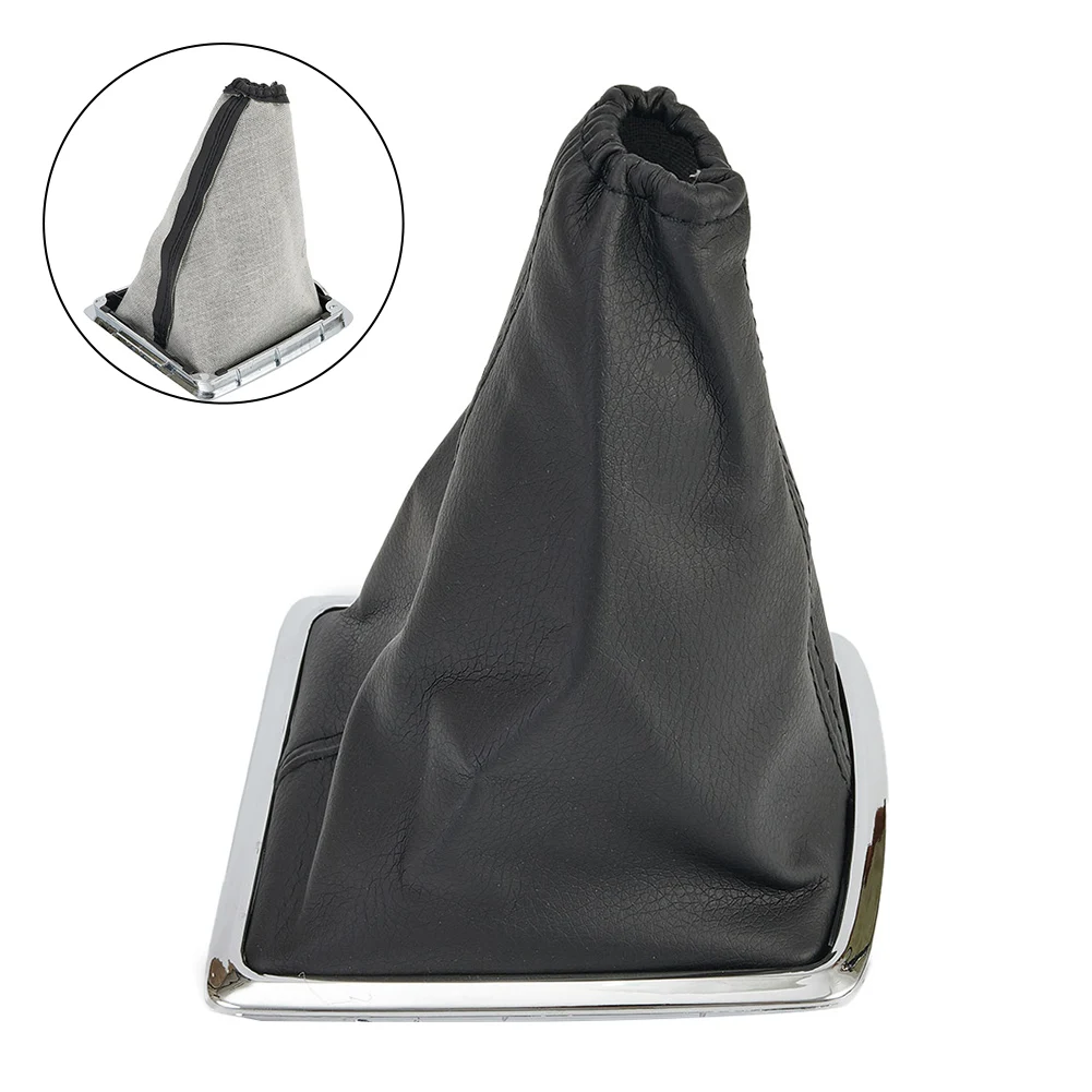 1pcs Gearshift Lever Cover And Frame Car Gear Stick Gaiter Boot PU Leather Dust Cover For Ford Focus 05-2012 Excellent Dustproof