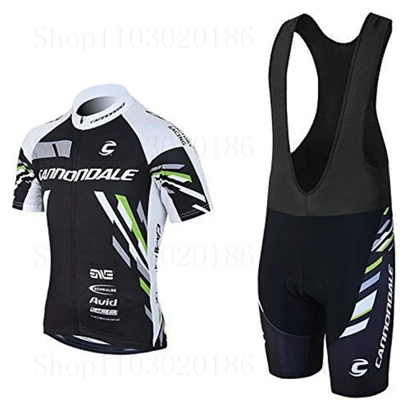 Cannondale Pro Team 2025 Cycling Jersey Set Summer Breathable Bicycle Men's MTB Bike Clothing Maillot Ropa Ciclismo Uniform Suit