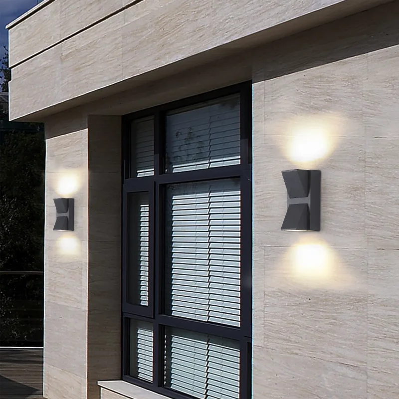 12V 24V 5W 10W Modern creative outdoor waterproof wall lamp LED courtyard lamps gate lamp terrace balcony garden wall light