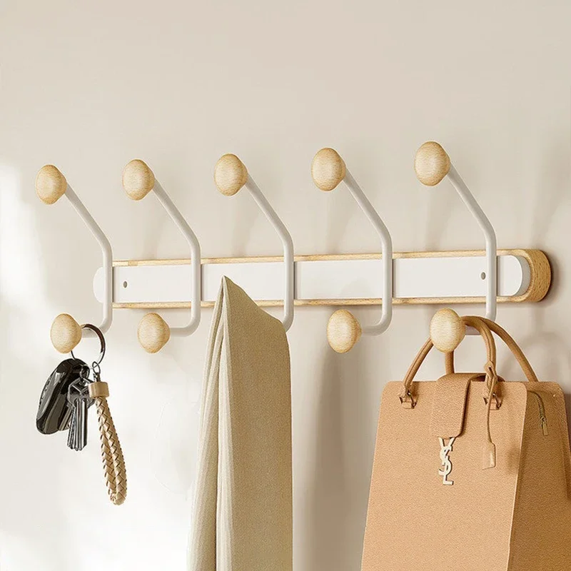 Design Door Hook Modern Wall Clothes Hanger Strong Adhesive Bathroom Hook Coat Rack Home Accessories Useful Storage Organization