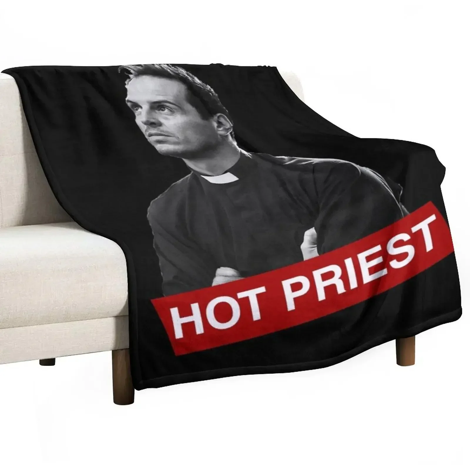 

HOT PRIEST AMEN Throw Blanket funny gift Beach Soft Plaid for babies Blankets