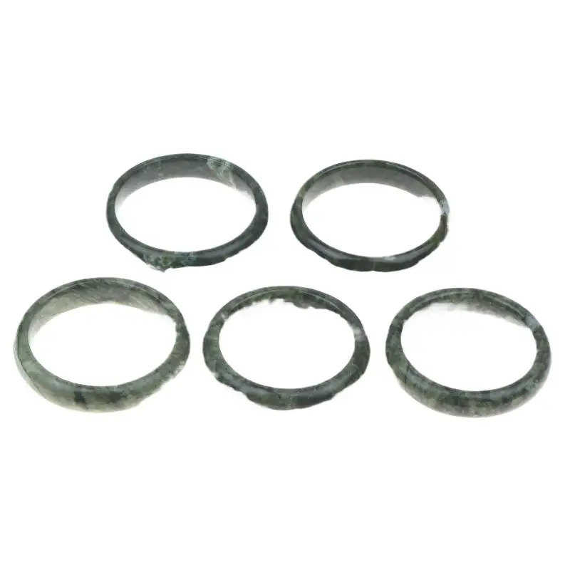 1 PCS Fashion Green White Jade Bracelet Hand Carved Wide Nanyu Bangle Thoughtful Gift for Best Friends