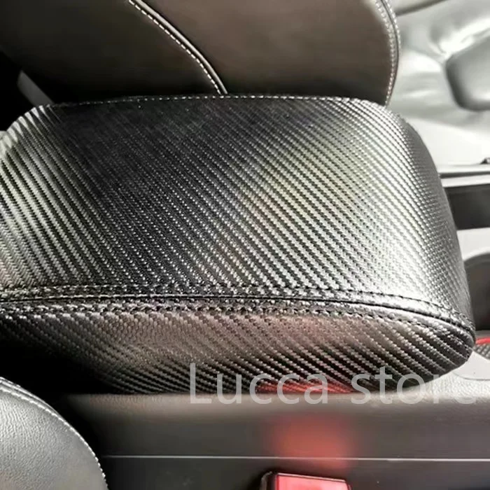 Suede warp For Cadillac CT4 CT5 6 ATS SRX Accessories Leather Central Armrest Box Protection Sleeve Decoration box modification