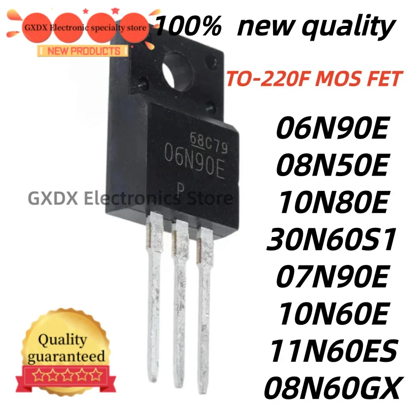5Pcs 100% New Quality FMV11N60ES FMV08N60GX FMV06N90E FMV08N50E FMV10N80E FMV30N60S1 FMV07N90E FMV10N60E TO-220F MOS FET