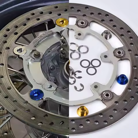 Titanium Motorcycle 4.5-5.2mm Brake Disc Floating Bobbins Circlip for Honda CBR600RR CBR1000RR 2004-2018 CB500X CBR500R 2013-18