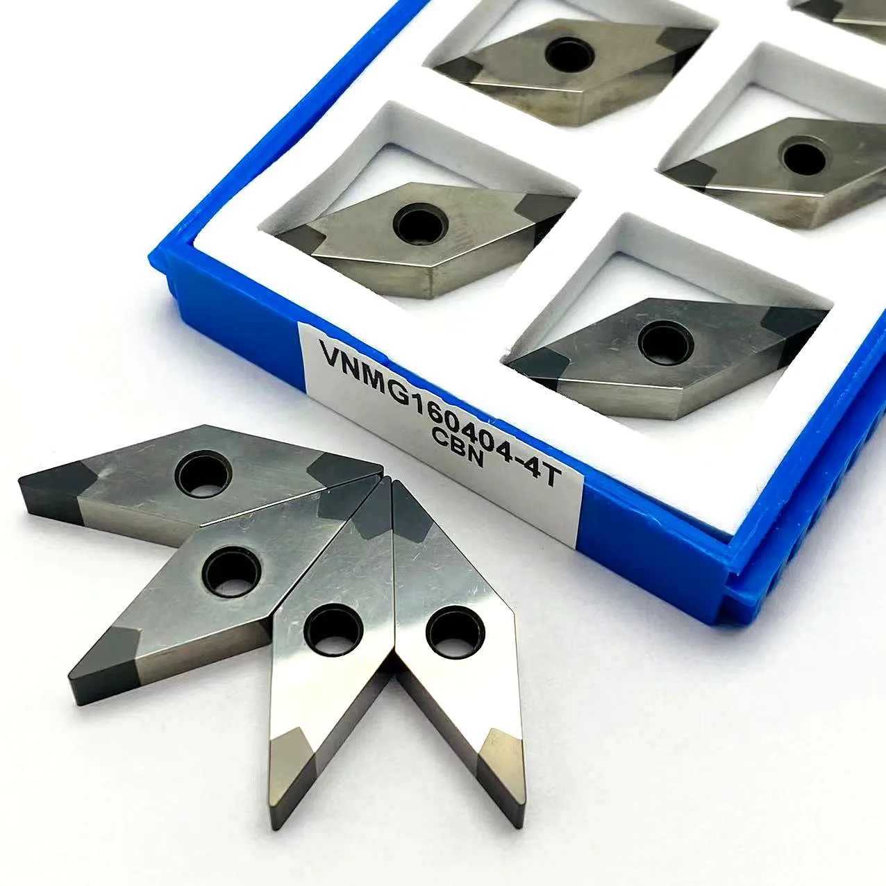 CBN VNMG160404-4T VNMG 160404 CBN Boron Nitride Turning Insert CNC External Turning Tool Metal Lathe Insert for Hardened Steel